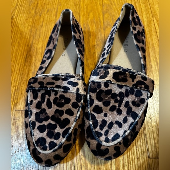 Torrid leopard print ballet‎ slip on loafers - Picture 1 of 4